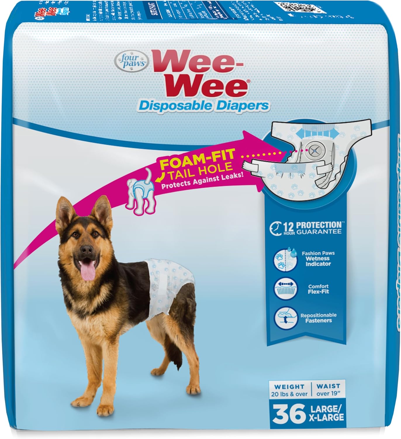 Super Absorbent Disposable Adjustable Dog Potty Training Diapers